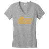polymer records, ideal gift or birthday present funny Women's V-Neck T-Shirt