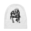 comunist monkey Baby Beanies