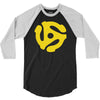 45 rpm vinyl record t shirt dj music records mens ladies tee funny 3/4 Sleeve Shirt