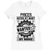 Pisces Hated By Many Wanted By Plenty Ladies Fitted T-Shirt