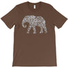 elephant filled pattern cool T-Shirt