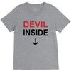 devil inside V-Neck Tee