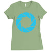 camera shutter Ladies Fitted T-Shirt