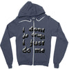 i don't do drugs tie dye Zipper Hoodie