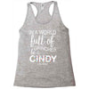 in a world full of grinches be a cindy lou who Racerback Tank
