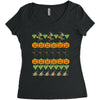 halloween ugly sweater tn featured Women's Triblend Scoop T-shirt