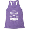 I Am One Blessed Momma Racerback Tank