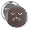 whiskers cat dog cute puppy animal baseball jersey Pin-back button