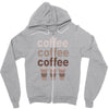 coffee coffee coffee Zipper Hoodie