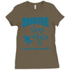 shuffle feel the movement Ladies Fitted T-Shirt