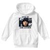 send me location khabib Youth Hoodie