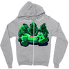 creeper squad Zipper Hoodie