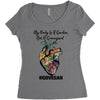 my body is a garden, not a graveyard Women's Triblend Scoop T-shirt