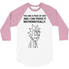 mathematically 3/4 Sleeve Shirt