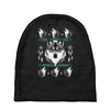 merry wolfmas Baby Beanies