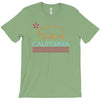 neon sign california republic flag bear T-Shirt
