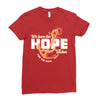 We Have This Hope As an Anchor Uterine-Endometrial Cancer Awareness Ladies Fitted T-Shirt