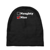more nice than naughty Baby Beanies