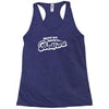 never get bored in bedford Racerback Tank