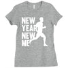 new year, new me running fitness Ladies Fitted T-Shirt