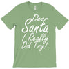 dear santa i really did try T-Shirt