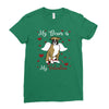 my boxer is my valentine1 Ladies Fitted T-Shirt