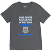 police officers dad V-Neck Tee