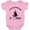 i'd rather be fishing Baby Bodysuit