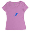 mermaid mom pocket Women's Triblend Scoop T-shirt