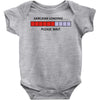 sarcasm loading please wait (2) Baby Onesie