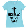resting bitch face Ladies Fitted T-Shirt