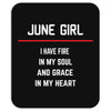 June Girl Mousepad
