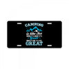 Camping Is Like Sex License Plate