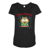 hippie holidays Maternity Scoop Neck T-shirt