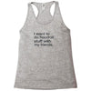 hoodrat stuff with my friends Racerback Tank