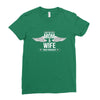 i have two titles mom and wife Ladies Fitted T-Shirt