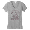 hot mess express Women's V-Neck T-Shirt