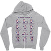 ray gun Zipper Hoodie