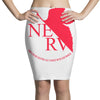 neon genesis evangelion anime nerv logo Pencil Skirts