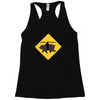 bear shark Racerback Tank