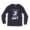 UNICORN ARE BORN IN MAY Long Sleeve Shirts