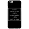 50 % unicorn (White) iPhone 6/6s Case