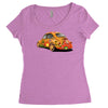 sixties vw beetle, ideal gift or birthday present Women's Triblend Scoop T-shirt