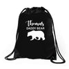 Daddy Bear - Baby Bear Custom Name Drawstring Bags