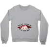 June Peeking Out Asian Baby Girl Crewneck Sweatshirt