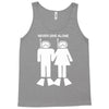 never dive alone scuba diving Tank Top