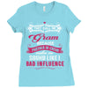 they call me gram partner in crime Ladies Fitted T-Shirt