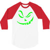 scary pumpkin halloween 3/4 Sleeve Shirt
