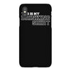 my drinking shirt funny iPhoneX Case