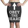 obey the beard funny Pencil Skirts